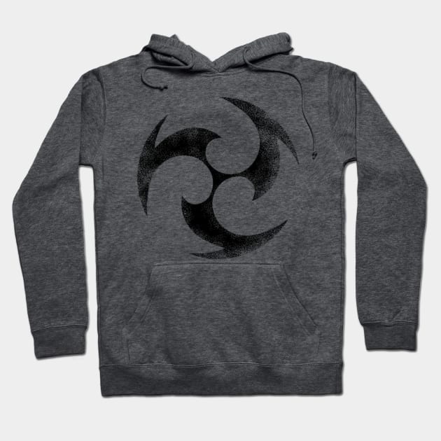 Genshin Impact Electro Black Hoodie by cactuscrust